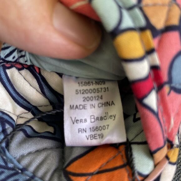 Vera Bradley Set Of 2: Double Eyeglass Case + Makeup Cosmetic Bag Floral *READ* - Picture 9 of 10